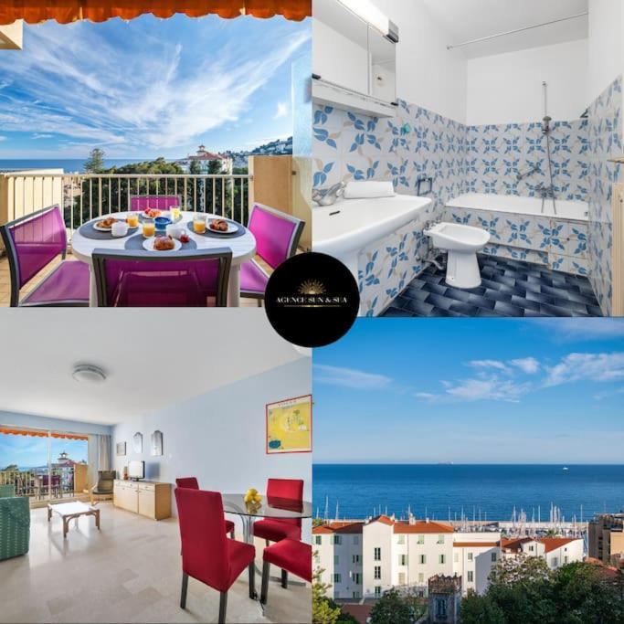 Le Fontana Rosa - Vue Mer - Terrasse - Parking Inclus Menton Extérieur photo
